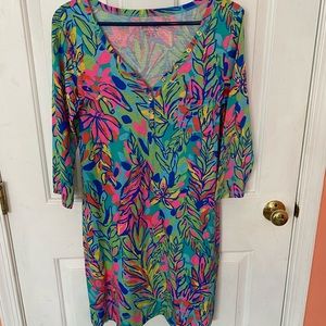Lilly Pulitzer Multi Hot Spot Tropical Dress